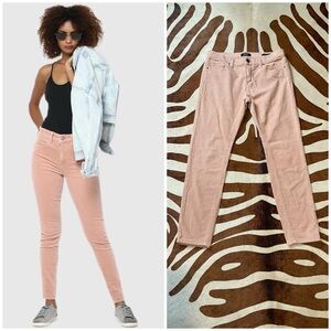 BDG Blush Pink Mid Rise Twig Ankle Corduroy Jeans Size 31W